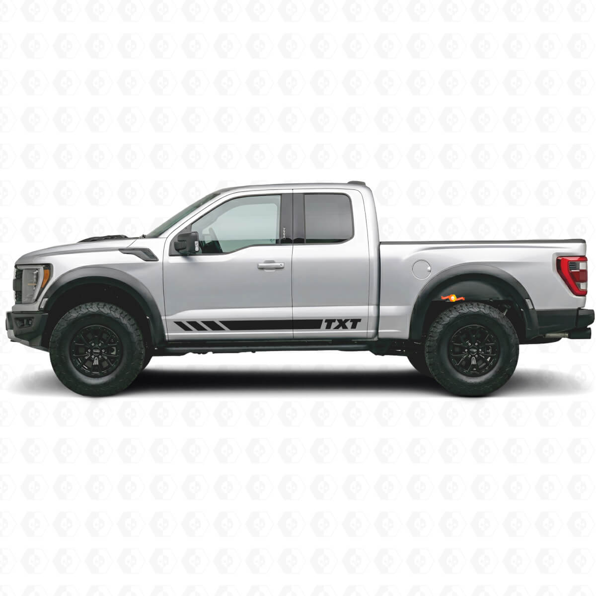 Kit de vinyle autocollant bande latérale personnalisée pour Musclecar Power Truck SVT 2017