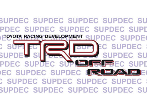 TRD Off Road Tacoma Tundra Quarter Panel Stickers Autocollants Off Road