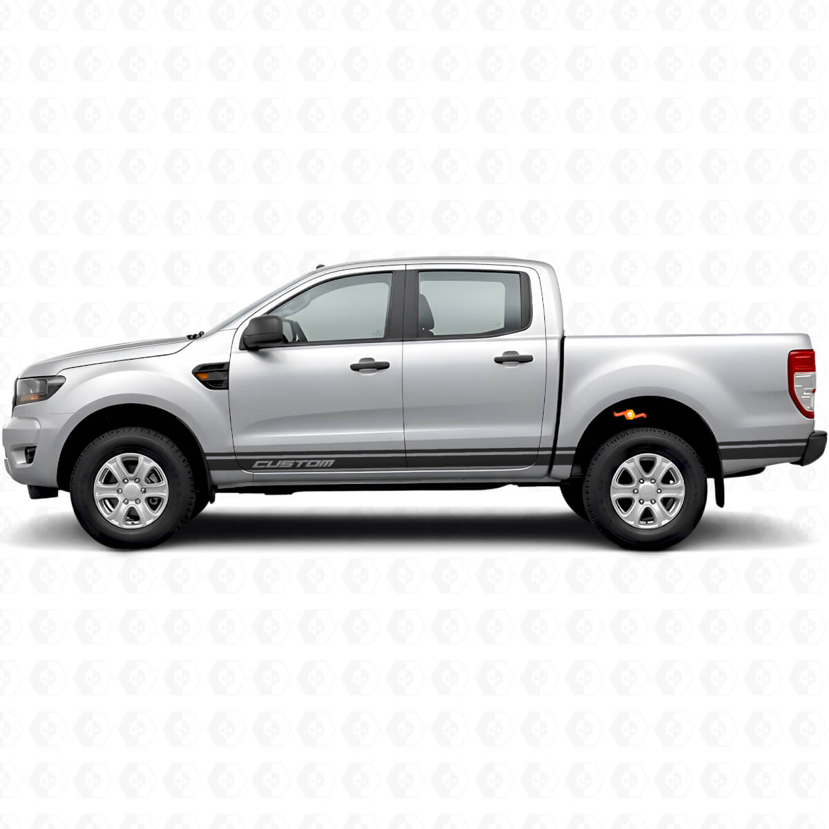 Autocollant en vinyle avec lettrage personnalisé pour bande latérale Musclecar Ranger 2012-2020