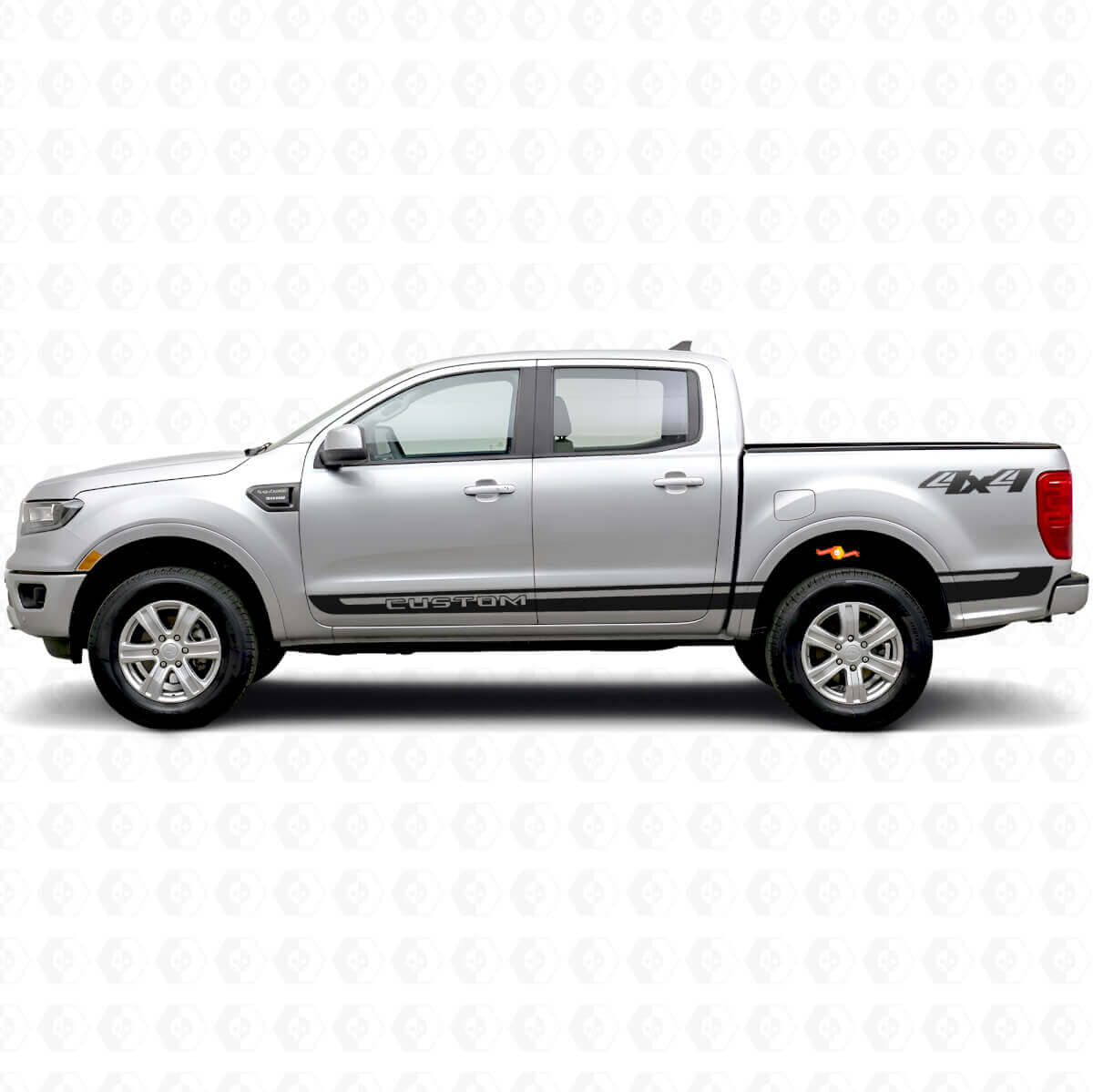 Kit de décalcomanies vinyles bandes latérales 4x4 personnalisées pour Musclecar Ranger