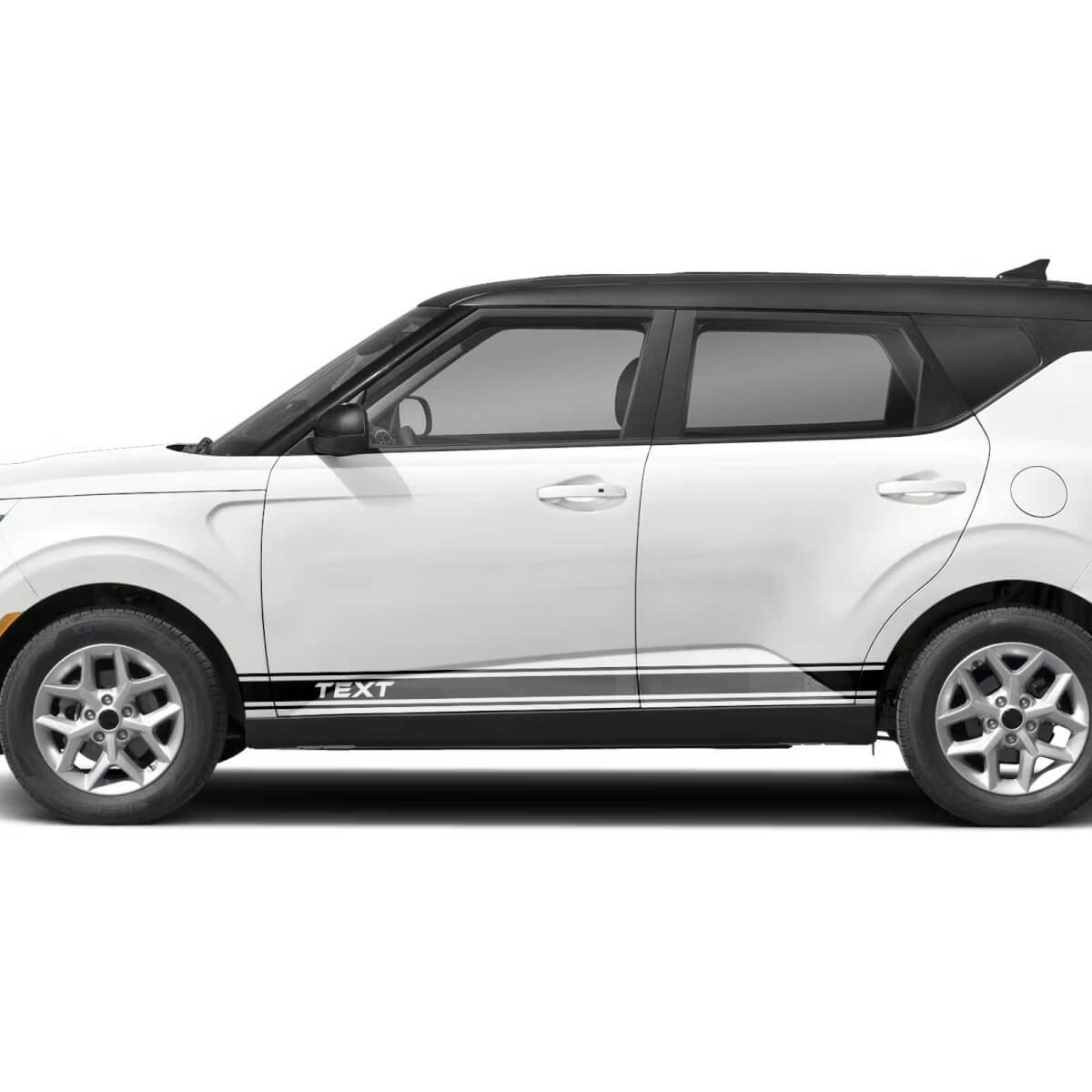 Autocollants graphiques à rayures de course pour porte latérale, décalcomanies pour KIA SOUL
