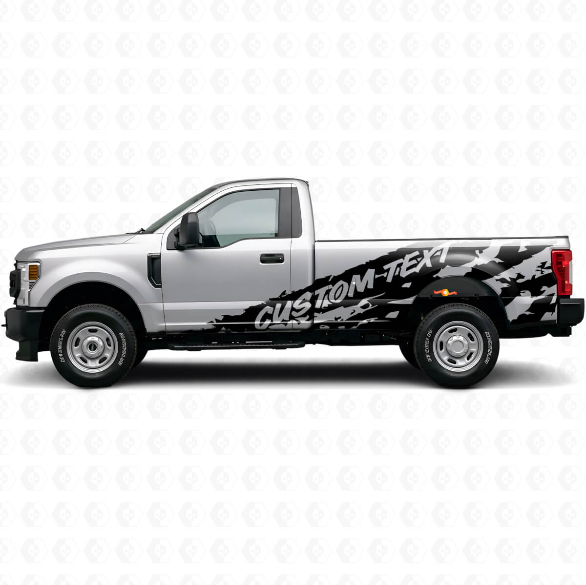 Autocollant vinyle personnalisé Latéral Anti-Boue pour Musclecar F-250 1999-2006
