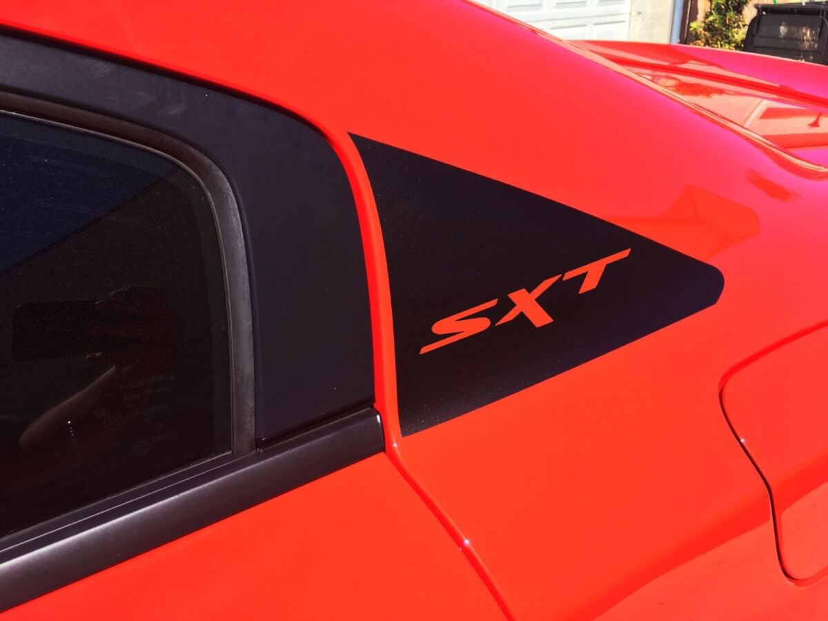 Autocollant vinyle emblème montant C SXT pour Dodge Charger 2011-2020