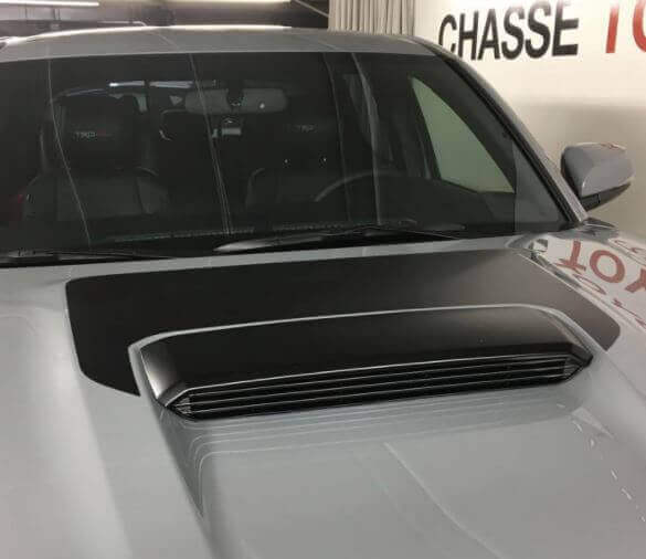 Autocollant Vinyle Noirci pour Capot et Entrée d'Air Toyota Tacoma 2016-2023