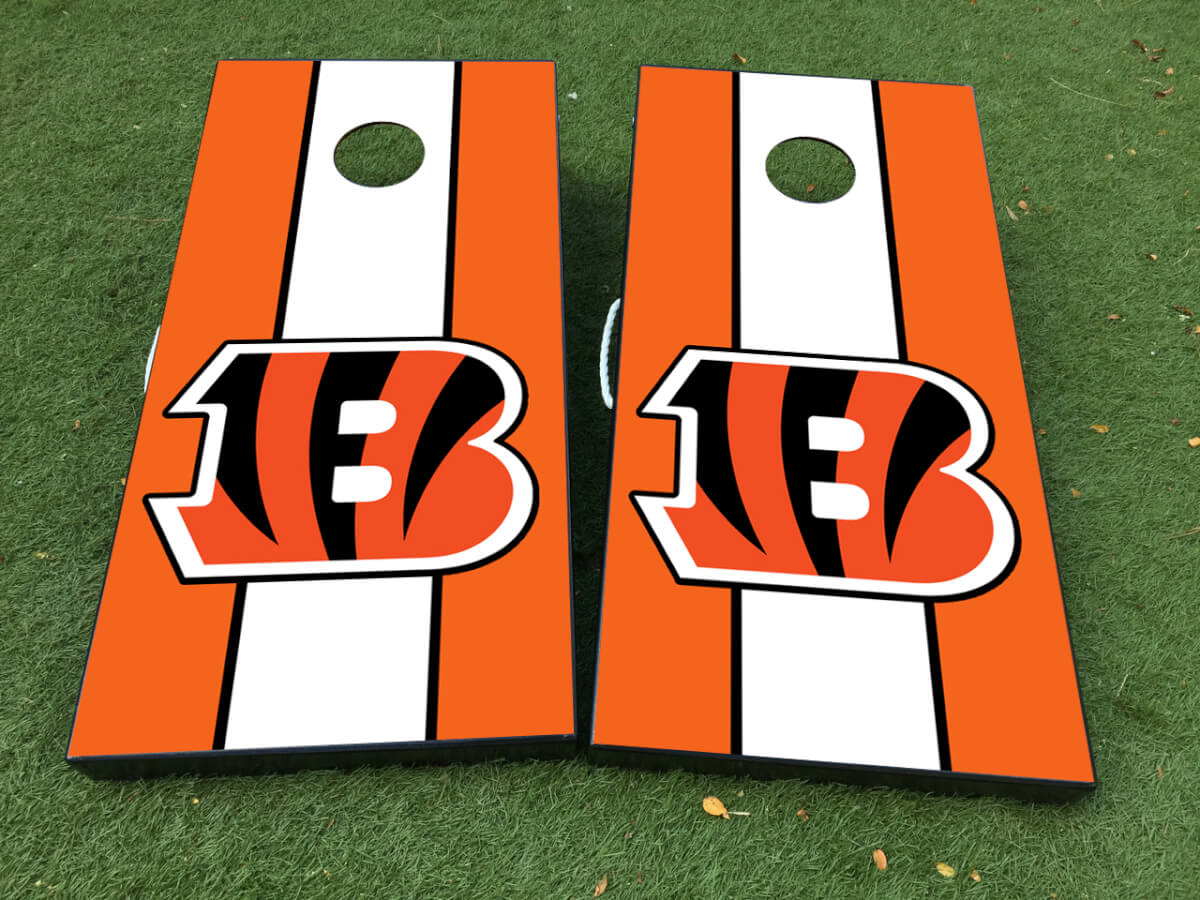 Set d'autocollants en vinyle pour planche de jeu de palets Football Cincinnati Bengals