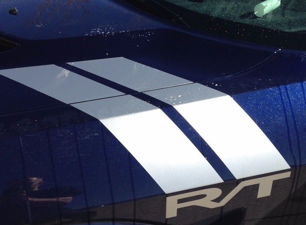 DODGE HEMI CHALLENGER R-T Fender Hash Marks Racing Stripes Autocollant en vinyle
