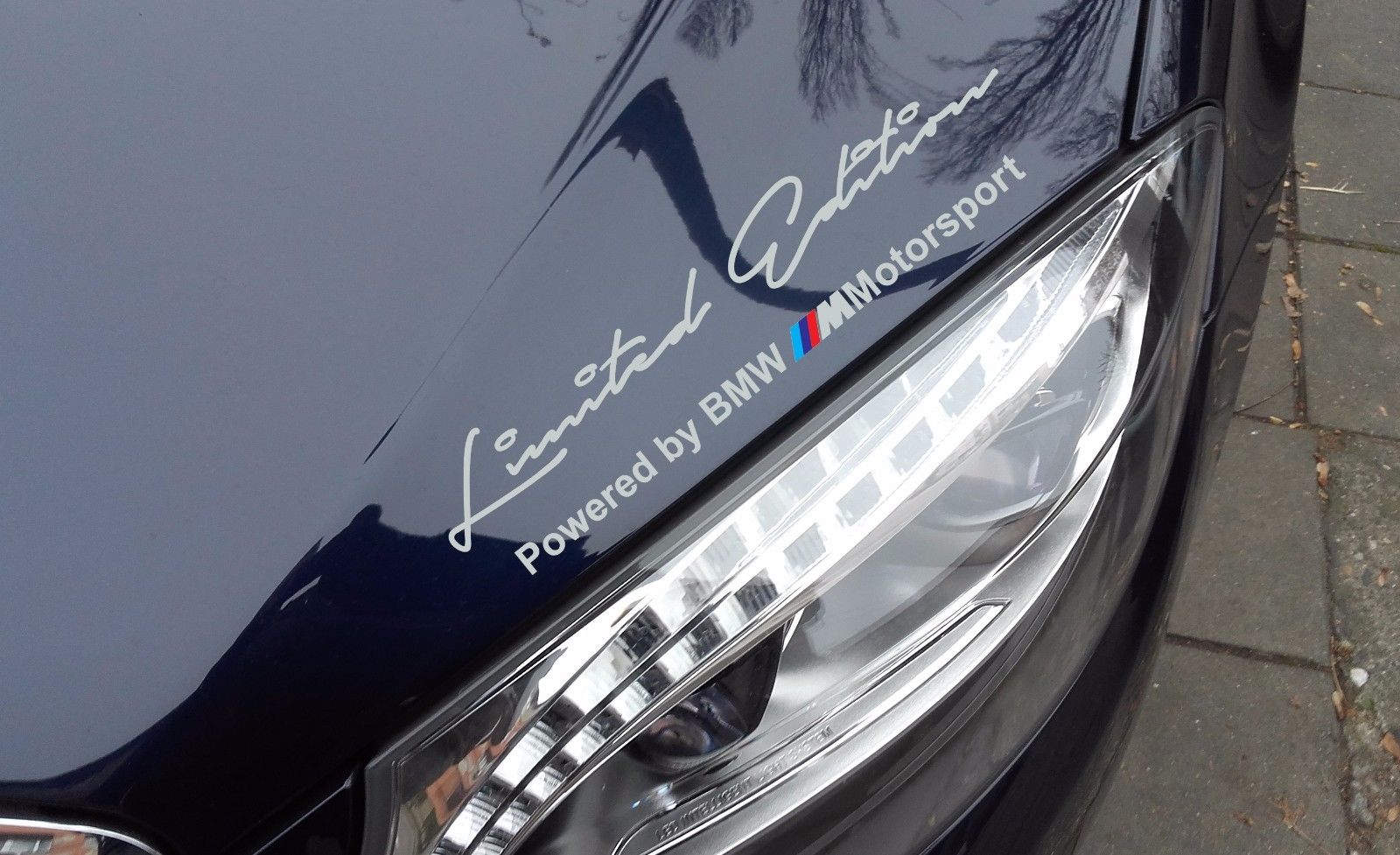 2 x Autocollant M Motorsport en édition limitée compatible avec BMW M3 M4 M5 M6
