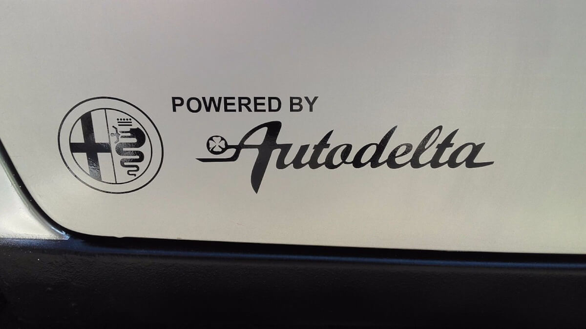 Kit de décalcomanies latérales Autodelta alimenté pour Alfa Romeo Spider Giulia