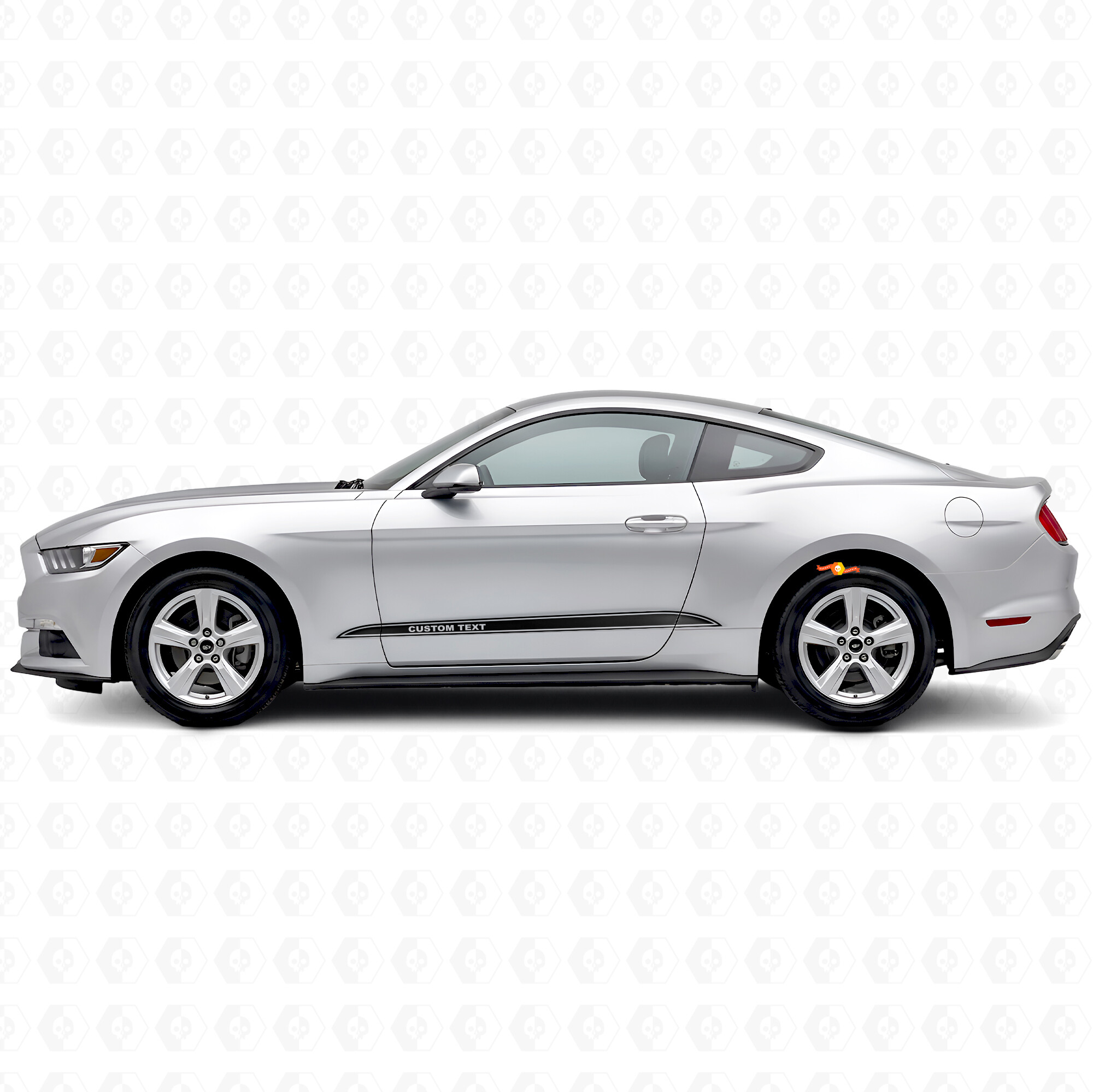 Kit de décalcomanies vinyle latérales inférieures à bandes personnalisées pour Musclecar Musclecarmodel 2015-2020
