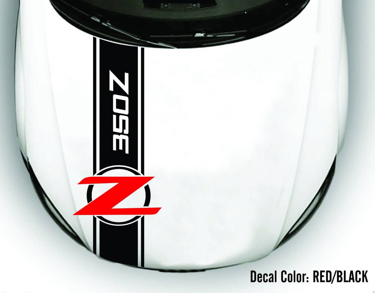 Autocollant en vinyle bande capot logo Z 350Z pour Nissan 350Z