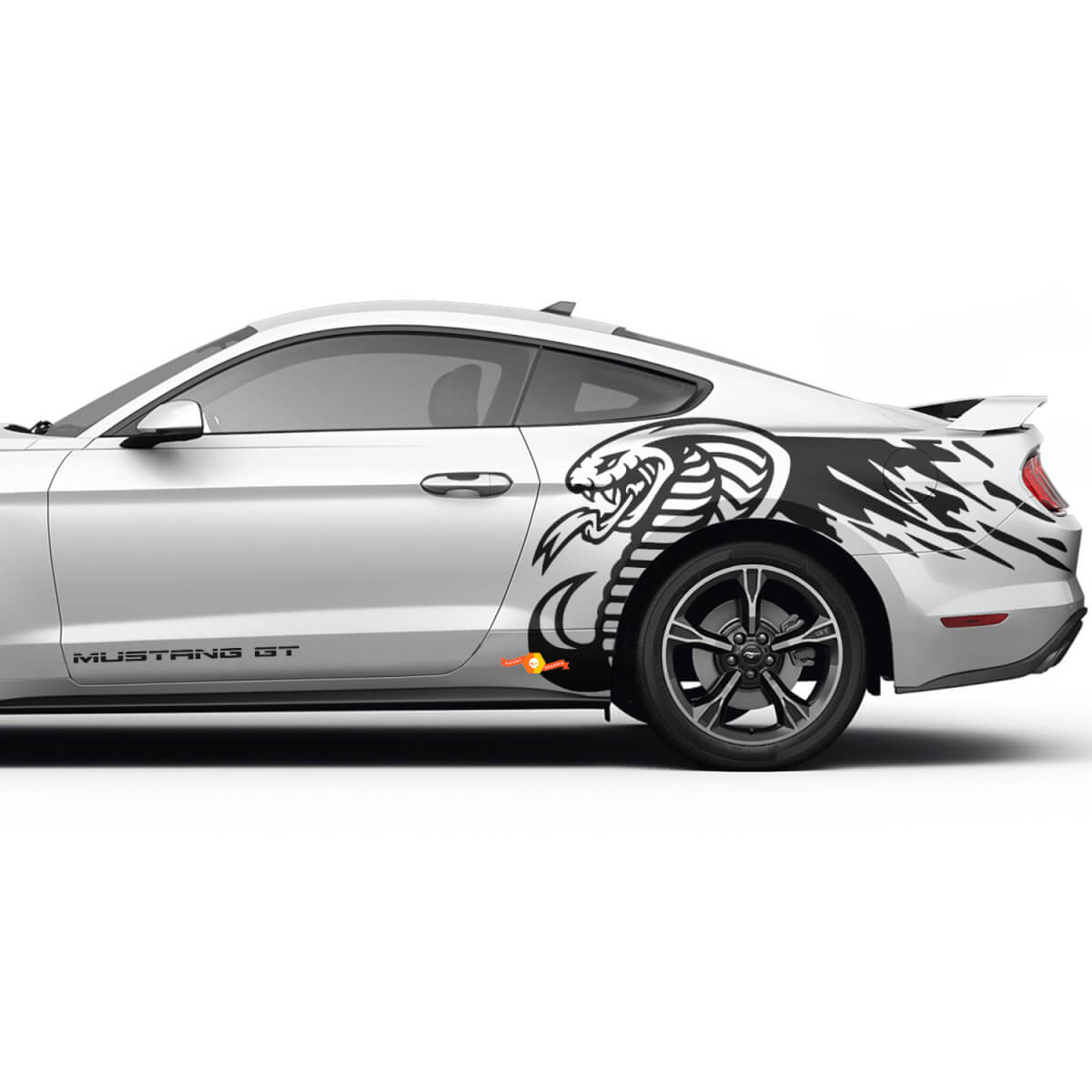 Décalcomanies latérales Cobra Graphiques Autocollants Mustang GT pour Ford Mustang
