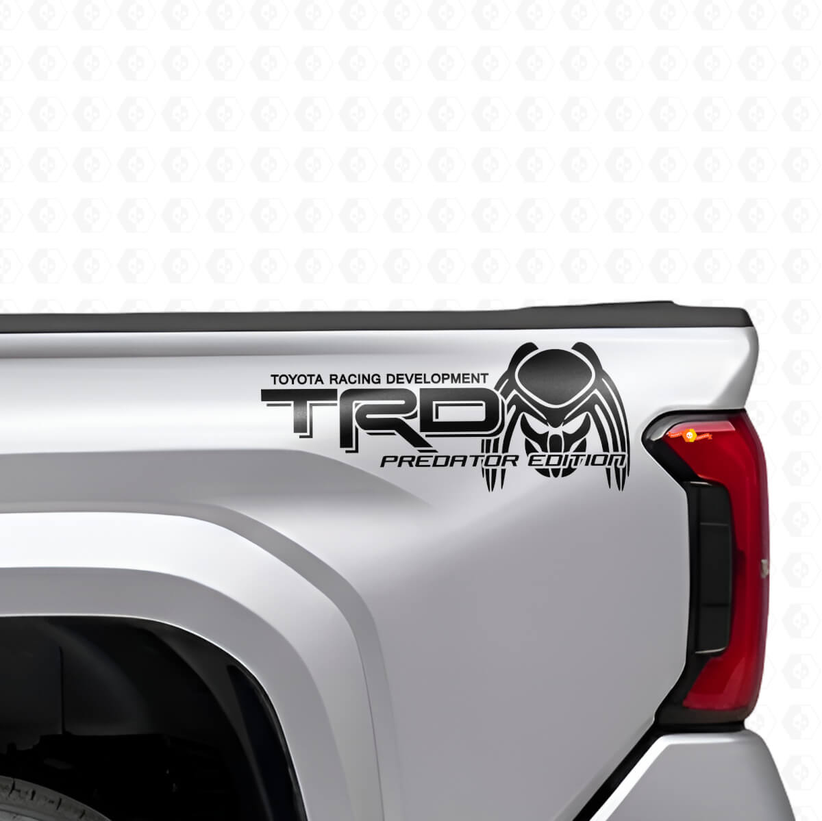 Kit d'autocollants en vinyle TRD Predator Edition pour parois de caisse de camion Toyota