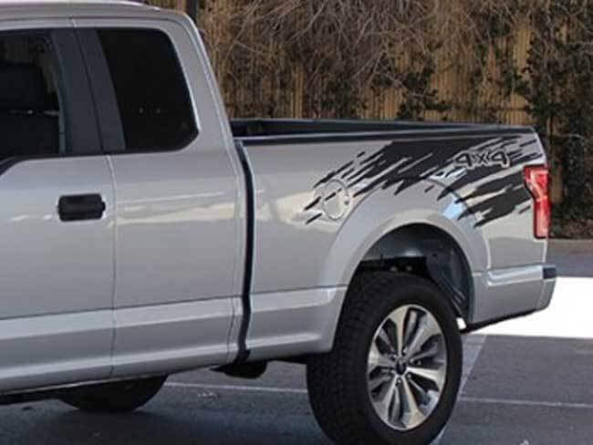 Ford F150 Autocollants Décalcomanies RIP splash side Stripe Vinyl Graphics kit pour modèles 2015-2018
