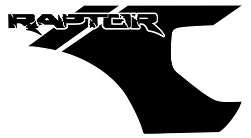 FORD RAPTOR F-150 Bed Vinyl Stickers graphiques autocollants pour modèles 2010-2014