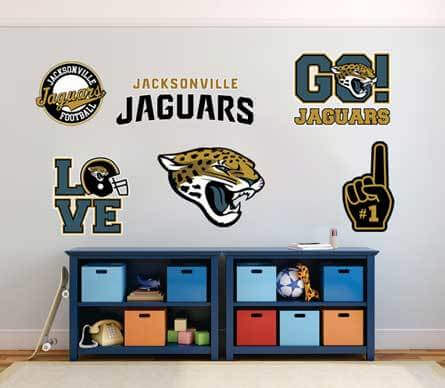 L'équipe américaine de football professionnel des Jaguars de Jacksonville National Football League (NFL) fan wall vehicle notebook etc décalcomanies autocollants