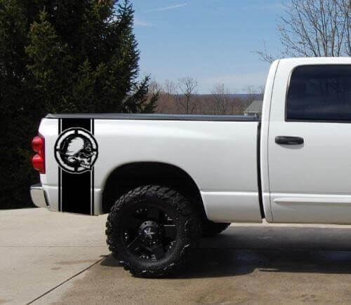 Autocollant Bande de Lit Metal Mulisha 2 Pour Chevy Dodge Nissan Toyota Musclecar GMC Camion