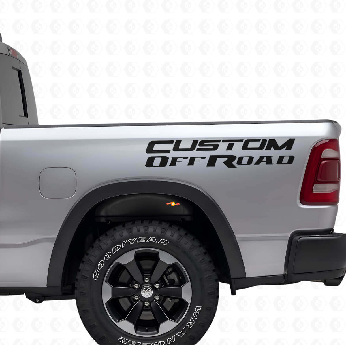 Kit de décalcomanies en vinyle personnalisé pour les flancs de caisse tout-terrain pour Dodge Ram