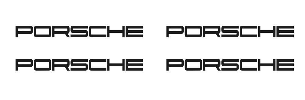 4 Porsche Poignée de Porte pour Cayenne Panamera Boxter 911 Emblèmes Stickers Autocollants