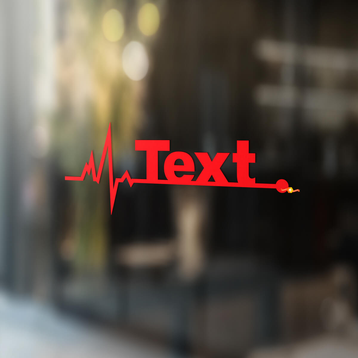 Autocollants en vinyle lettrage style fréquence cardiaque pour fenêtre Jeep Wrangler