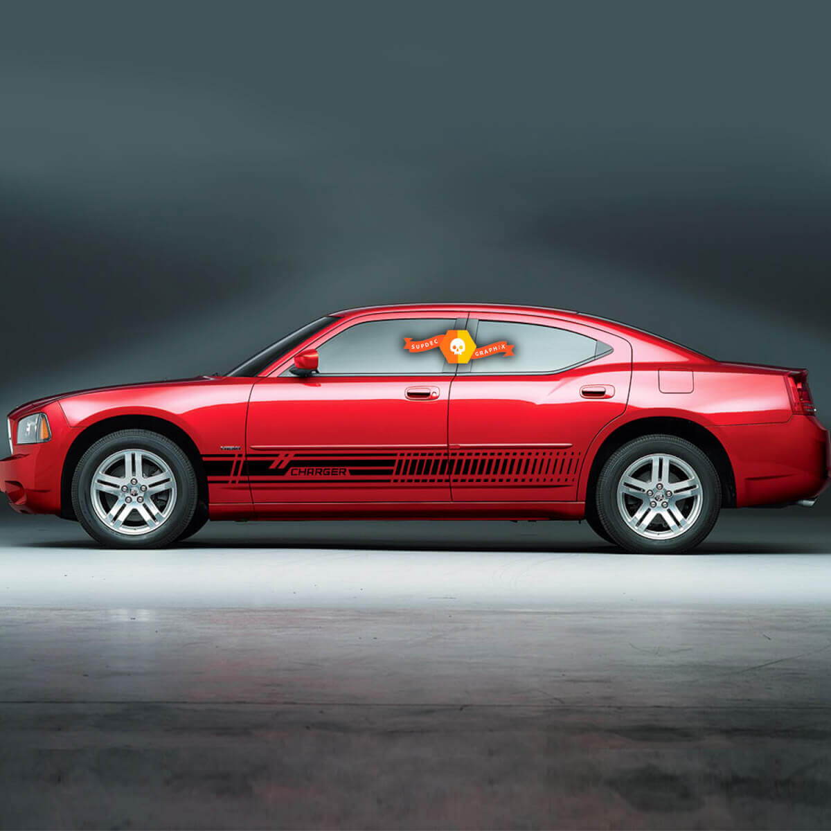 Kit d'autocollants graphiques pour DODGE CHARGER LX 2005-2011