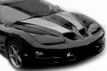 Kit d'autocollants vinyle à bandes jumelles pour capot pour Pontiac Firebird 1998-2002