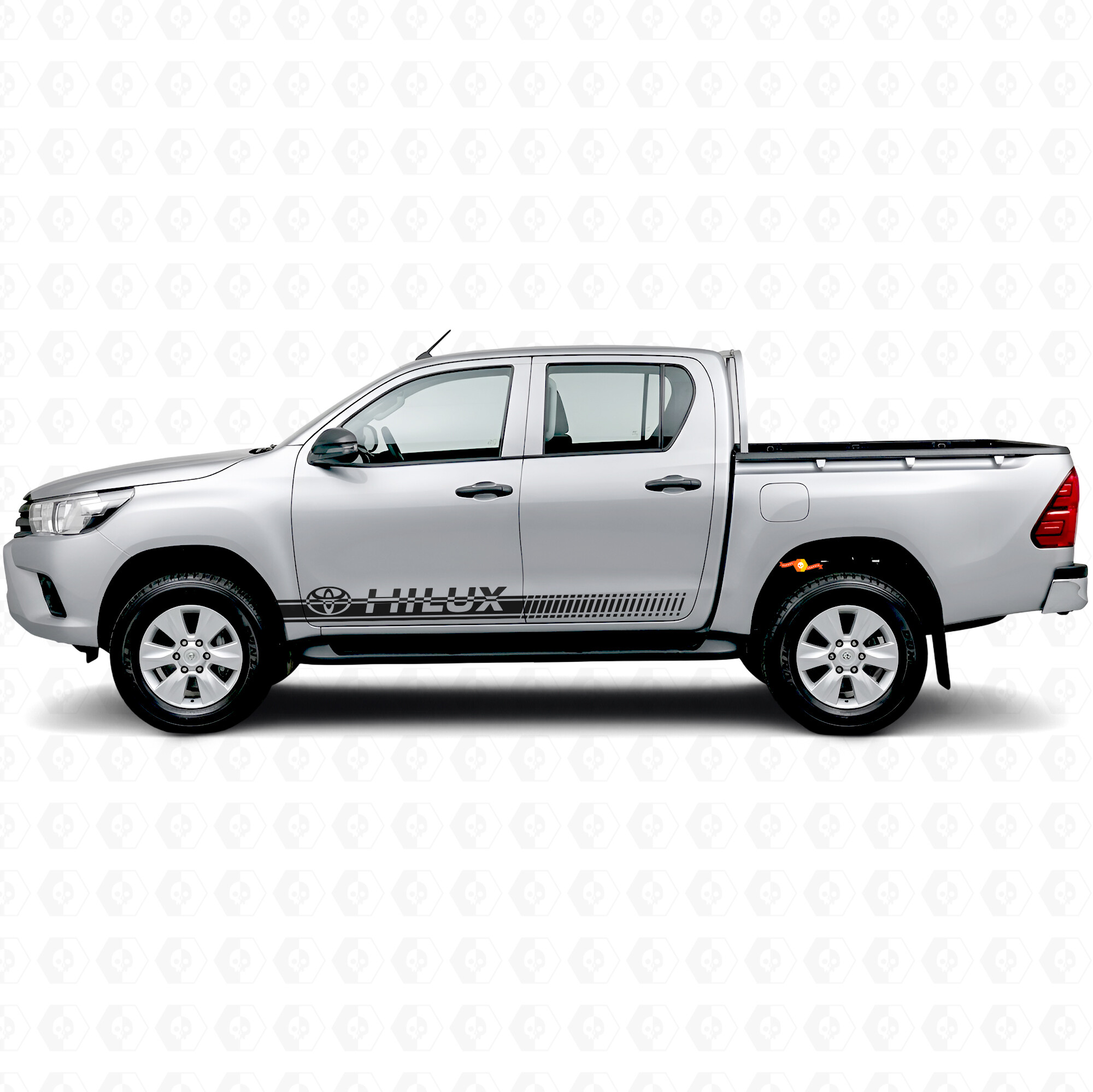Autocollant vinyle latéral à bandes d'accent de marque pour Toyota Hilux