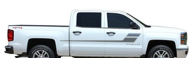Autocollant vinyle bande contour accent pour Chevrolet Silverado 2013-2020