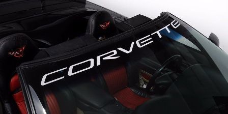 Bannière Autocollante En Vinyle Pour Pare-Brise Corvette Chevy Corvette