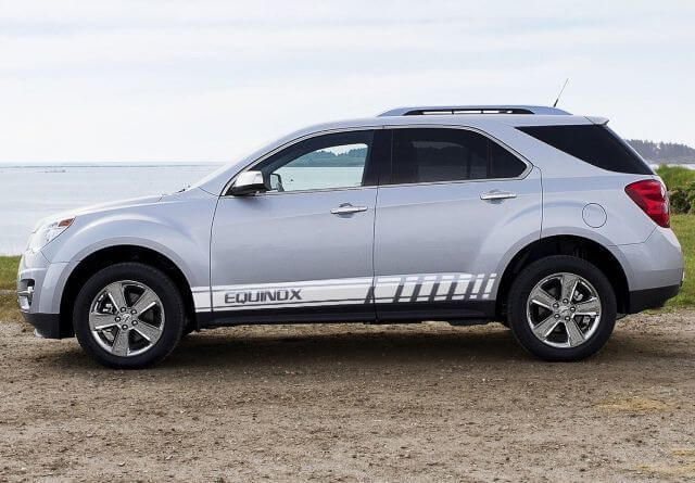 2X plusieurs couleurs graphiques Chevrolet Equinox Car Racing vinyle autocollant autocollant