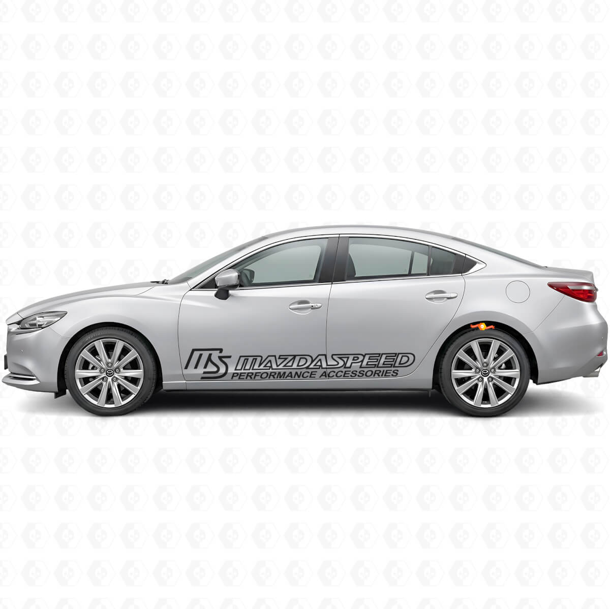 Autocollant vinyle latéral pour porte d’accessoires de performance Mazdaspeed pour Mazda Mazda6