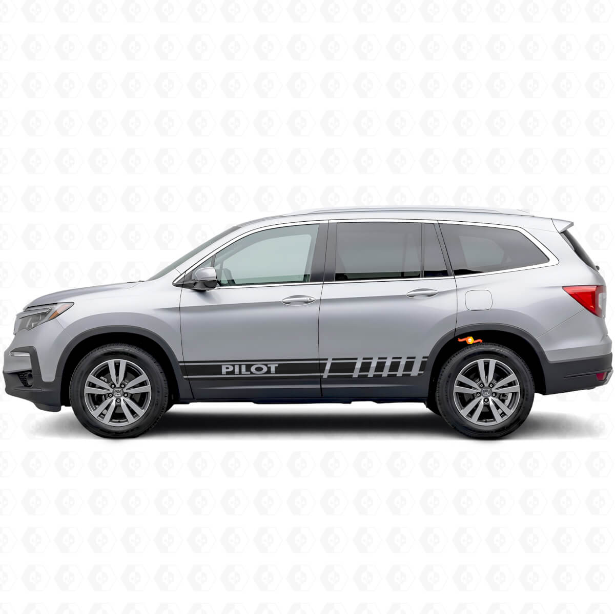 Autocollant vinyle latéral à bandes d'accent de marque pour Honda Pilot