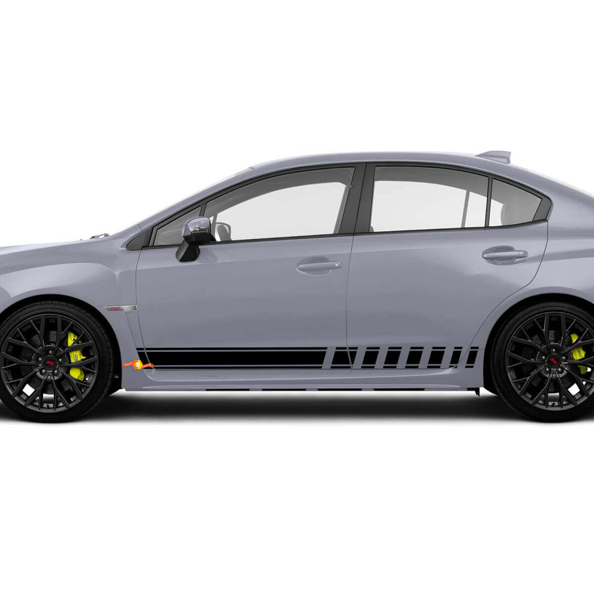 2X plusieurs couleurs graphiques BRZ WRX IMPREZA voiture course vinyle autocollant autocollant