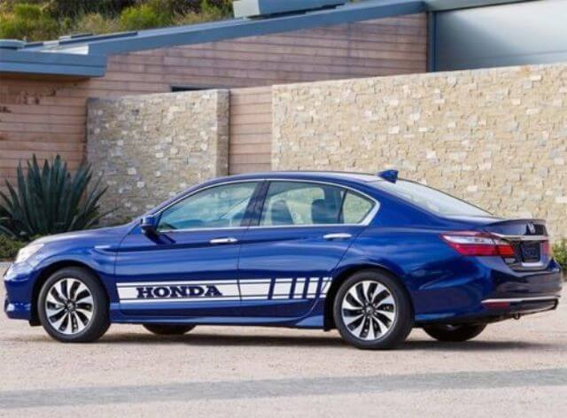 2 x plusieurs couleurs graphique Honda Accord Civic CR-Z voiture Racing vinyle autocollant autocollant