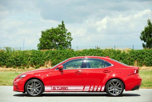 2X plusieurs couleurs graphiques IS Turbo symbole sport voiture course vinyle autocollant autocollant