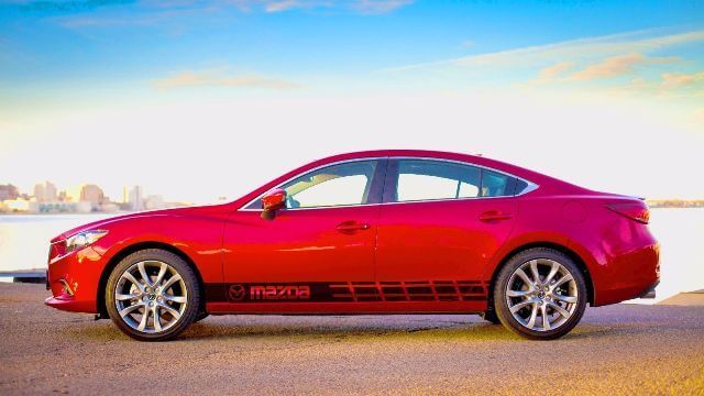 Autocollant de décalcomanie de course automobile Mazda 3 / Mazda 6 / MX-5 à plusieurs couleurs graphiques