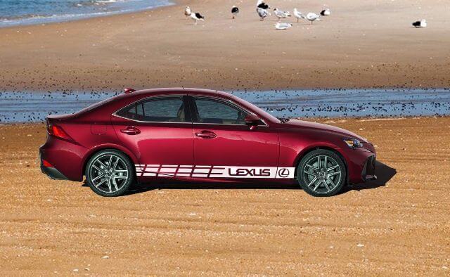 Graphiques multicolores IS 200t / IS 250 / IS 300 Autocollant de décalcomanie de course automobile