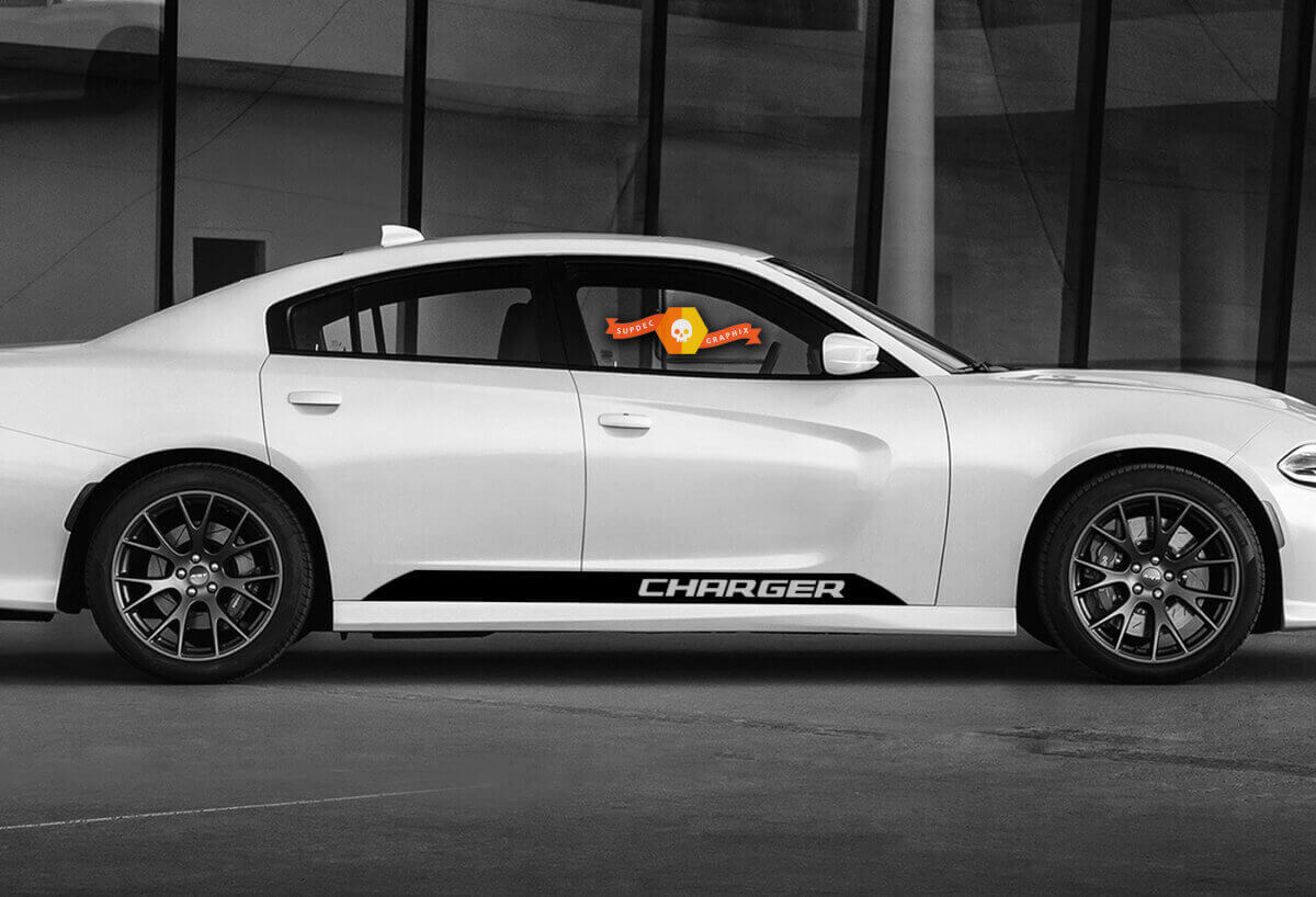 Kit d'autocollants vinyle bande latérale d'accent pour Dodge Charger 2011-2020