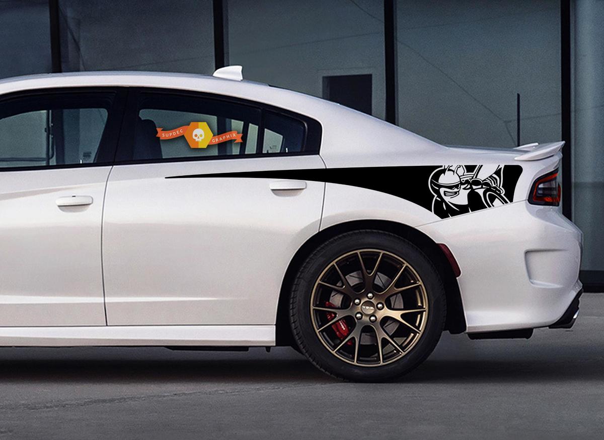 Dodge Charger SCAT PACK Bandes latérales arrière 2015 2016 2017 2018 2019 2020 Scatpack