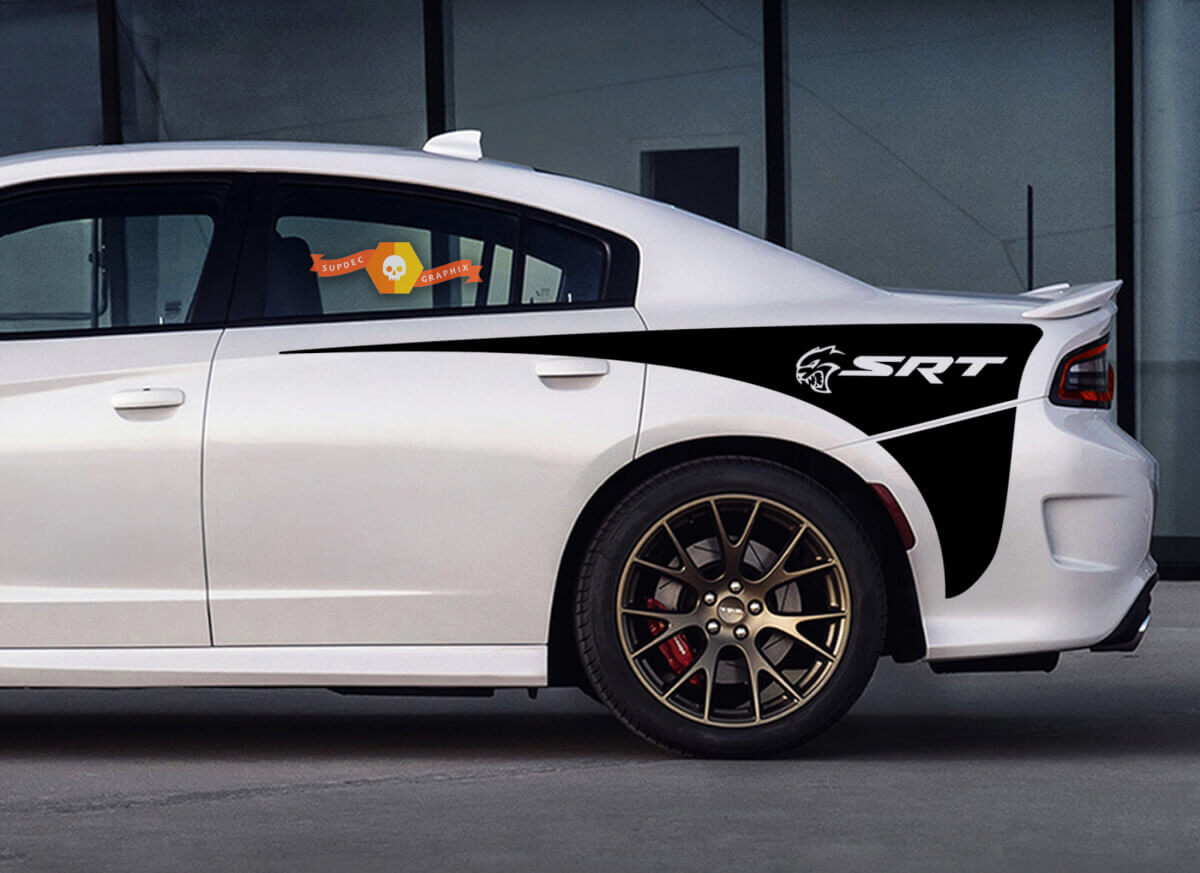 Dodge Charger SRT HELLCAT bandes latérales arrière 2015 2016 2017