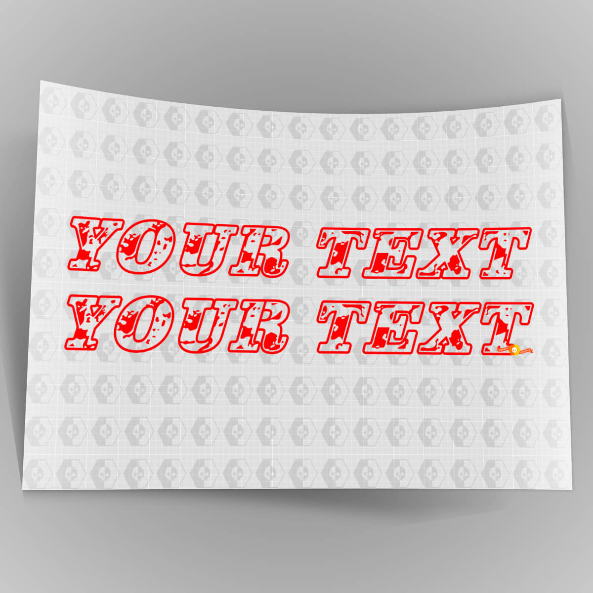 Autocollants en vinyle personnalisés style usé et rayé pour Jeep Wrangler