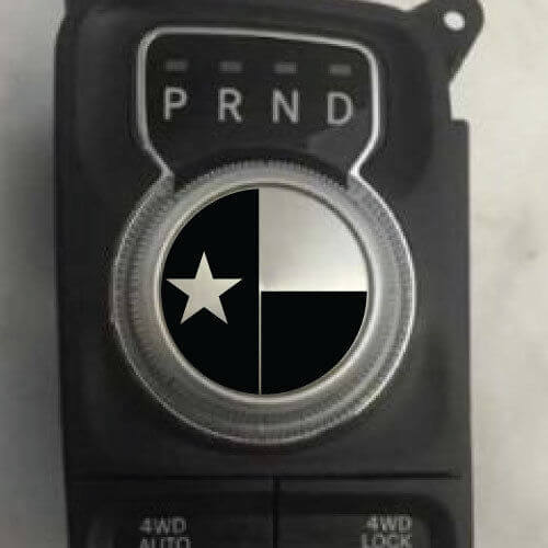 Dodge Ram Texas Drapeau Shift Knob Decal Sticker Graphic Vinyl USA