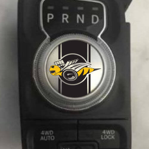 Dodge Ram Rumble Bee Stinger Edition logo Shift Knob Decal Sticker Graphic Vinyl