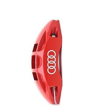 Audi anneaux logo étrier de frein haute temp. Autocollant en vinyle (n'importe quelle couleur) 6 X