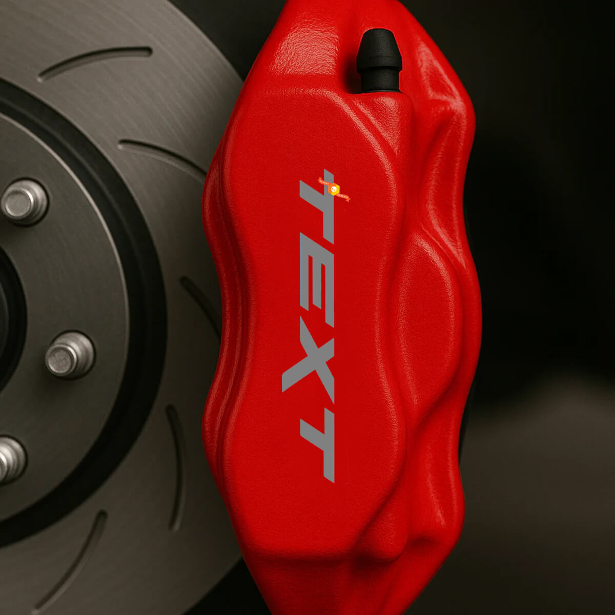 Texte personnalisé Autocollant en vinyle haute température pour étrier de frein Ensemble de 8 pour Jeep