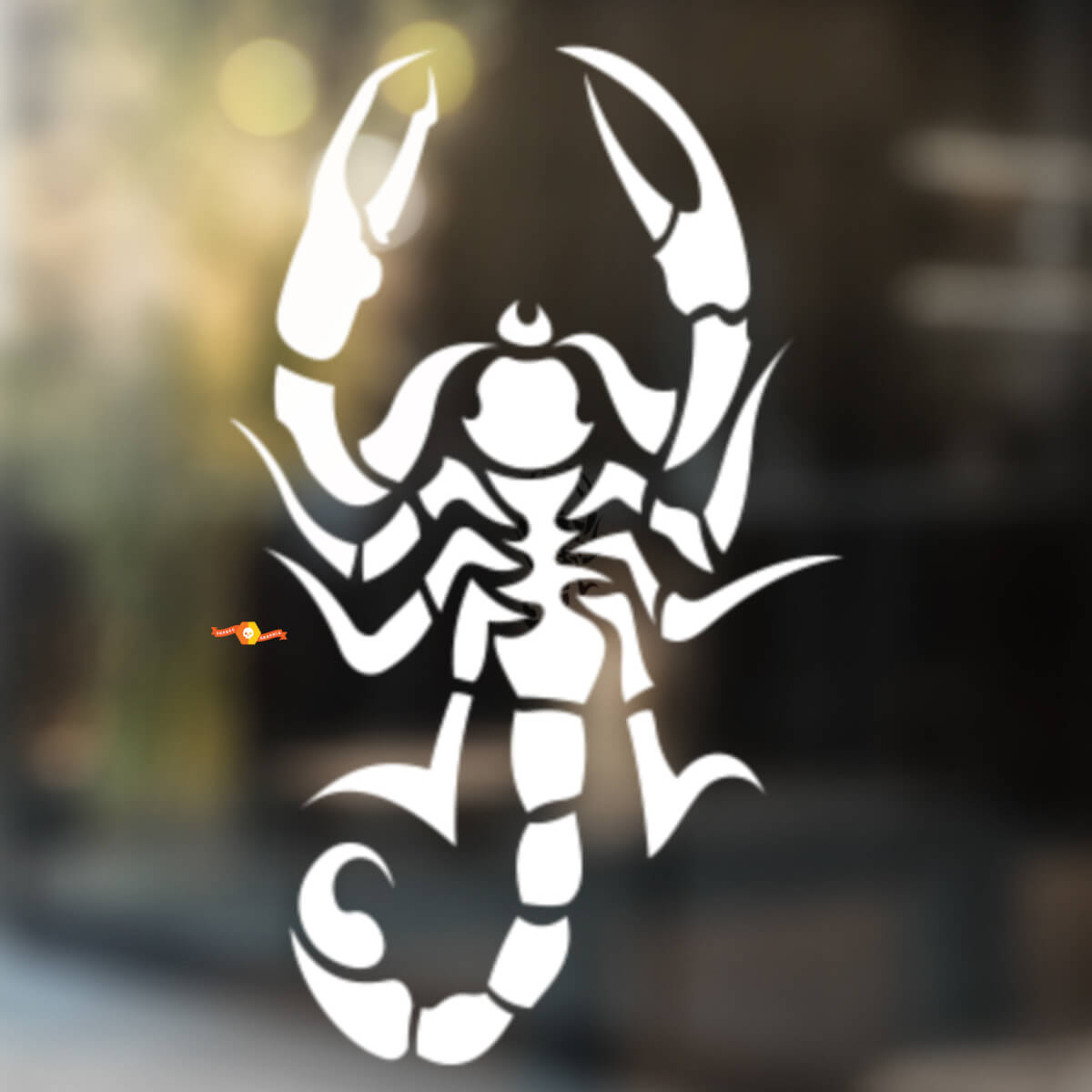 Autocollant Vinyle Universel Style Tribal Art Scorpion