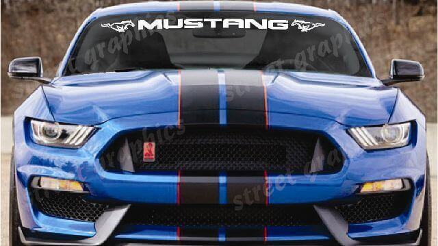 Autocollant en vinyle de pare-brise de marque pour Musclecar Musclecarmodel GT