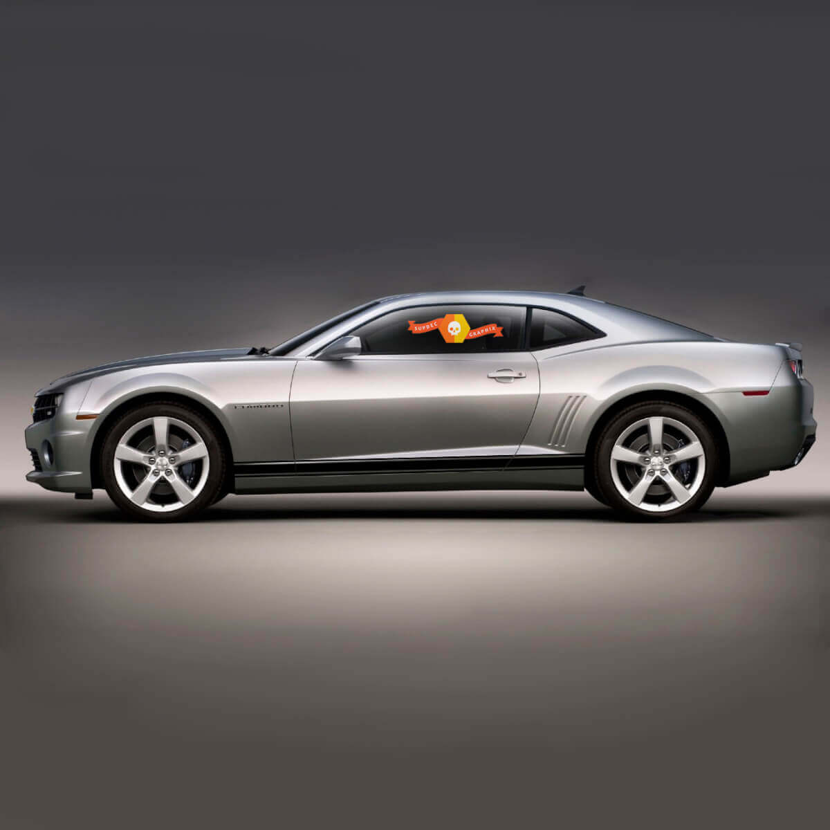 2010-2015 Chevrolet Camaro SS RS LS Rocker rayures autocollants autocollants graphiques
