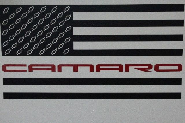Graphique Camaro ZL1, autocollant autocollant drapeau américain, Chevy Camaro ss, LT
