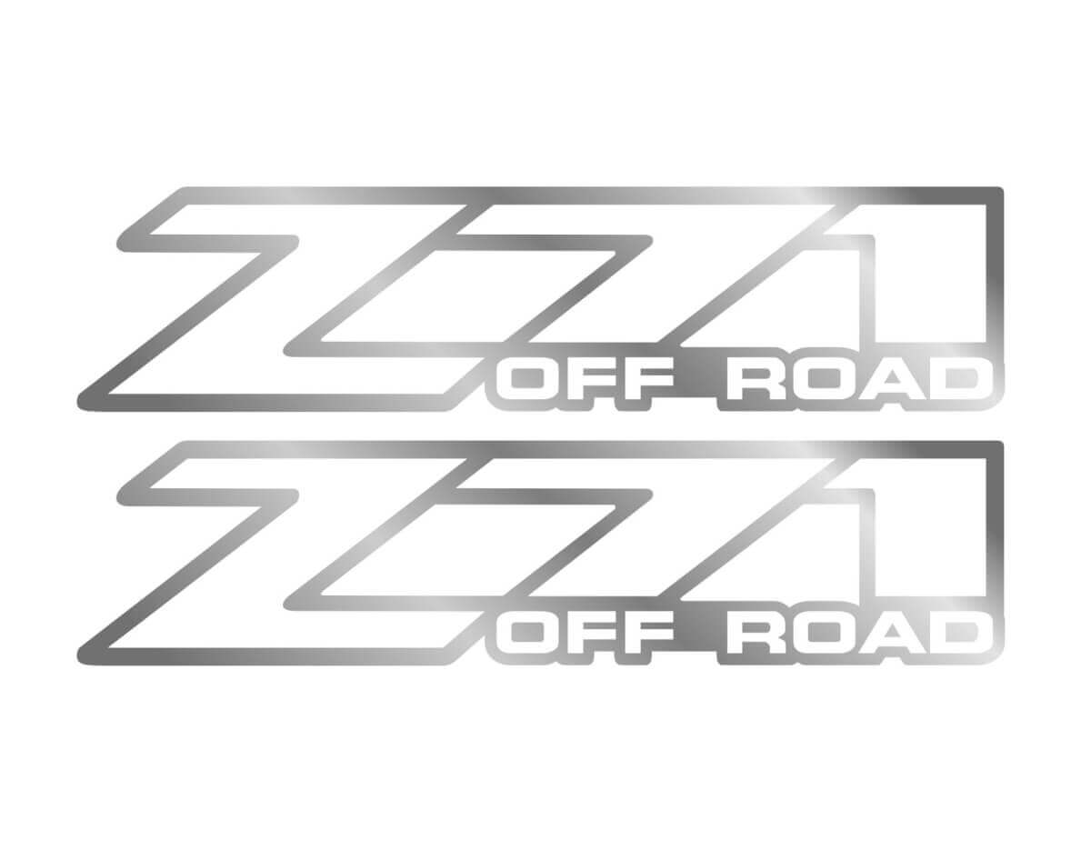 ensemble 2 - Z71 Offroad 2001 - 2006 autocollant autocollant Chevy Silverado 4x4

