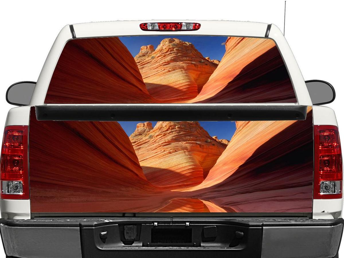 Autocollant en vinyle pour lunette arrière ou hayon Grand Canyon pour pick-up et SUV